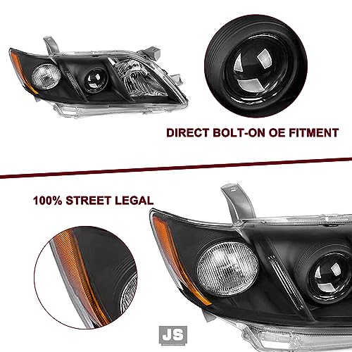 Image of JSBOYAT Headlight Assembly Fits for 2007-2009 Toyota Camry Exclude Hybrid