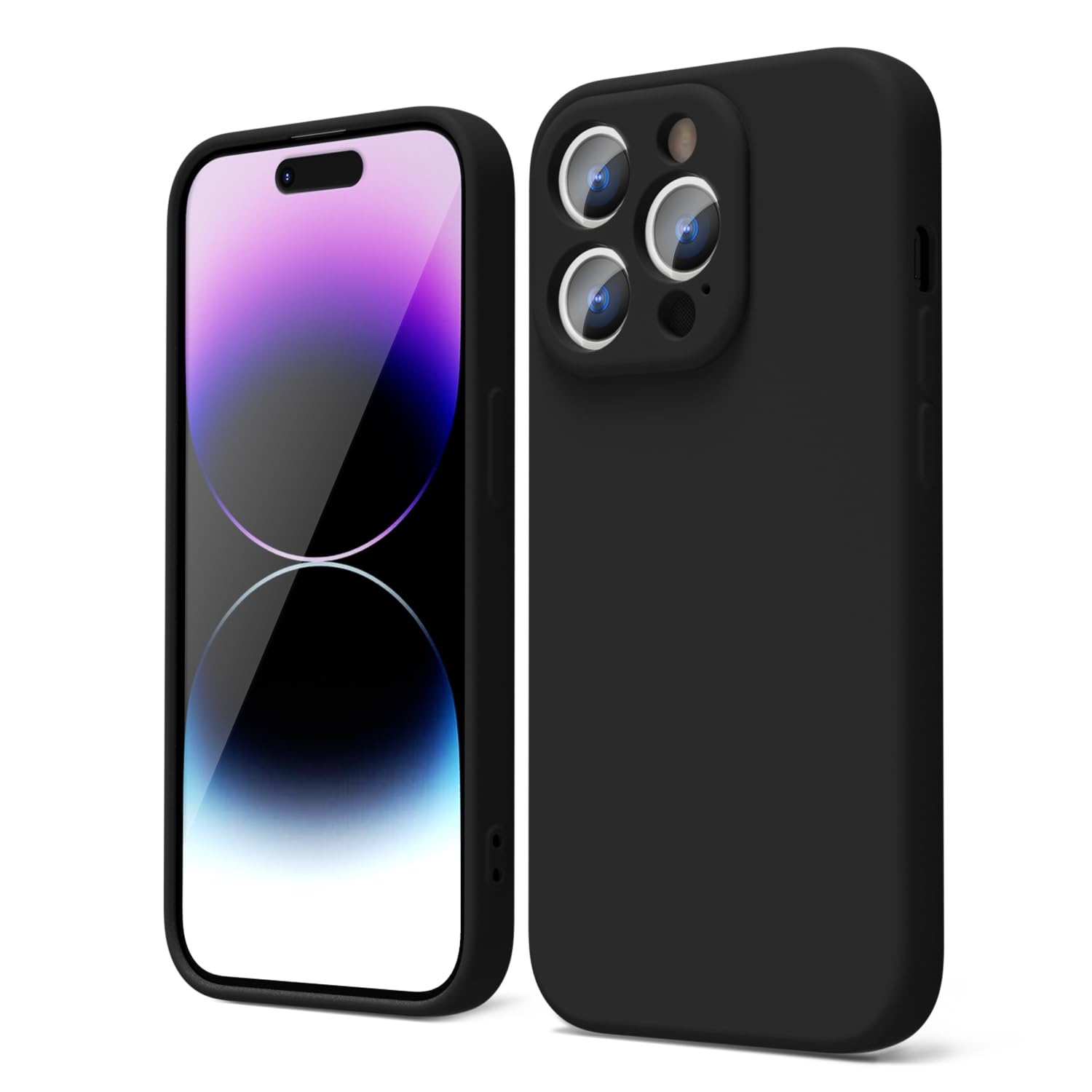 oakxco for iPhone 16 Pro Max Case Liquid Silicone, Soft Rubber Gel Elegant Aesthetic Basic Simple Cover, Cute Thin Slim TPU Matte Solid Color Plain Smooth Case for Women Girl, Light Pink — view 1621