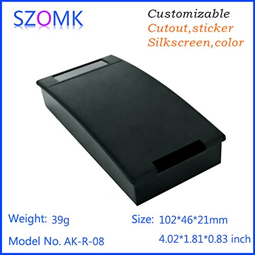 Wiring Connecting Terminals - 2 pcs SZOMKic Card Reader Plastic Box and enclosures Black for DIY Plastic Box 102x46x21mm 4.02"x1.81"x0.83"