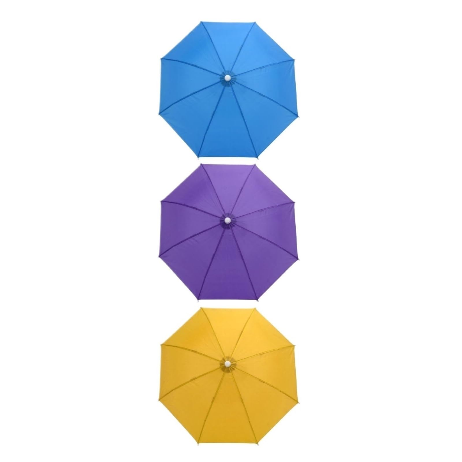 Przeciwsłoneczny Parasol Wędkarski 3 Szt. Czapek Typu Parasol, Regulowana Czapka Wędkarska Z Gumką, Przenośna Ogrodnictwa