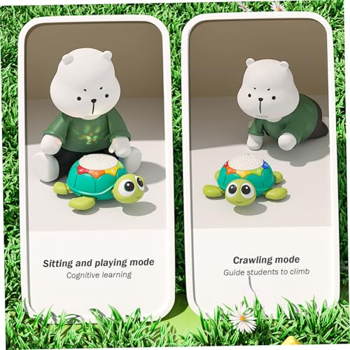 Jouet musical bébé avec projecteur turtle pour éveil sensoriel des petits - 5