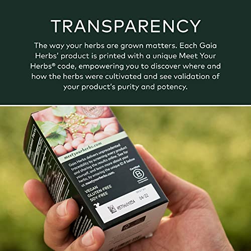 image for Gaia Herbs Mighty Lungs - Lung Support Supplement with Herbs Tradition