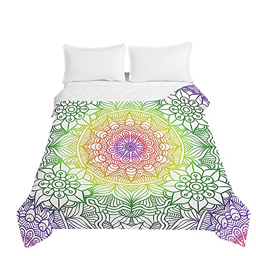 Highdi 3D Mandala Estilo Colcha de Verano