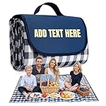 10 Pack Personalized Extra Large Picnic Blanket - Customized Outdoor Beach Blanket, Waterproof Sandproof Portable Blankets - Foldable and Lightweight Mat for Camping, Park, Hiking, Personalized Gift - Image 3