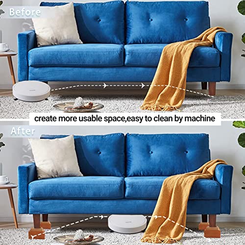 Kasiden Wood Bed Risers 2 Inch, Furniture Risers, Stackable Bed Lifts Heavy Duty Risers For Sofa, Table, Couch Chair (Set Of 4 Riser, Brown) #TOP3