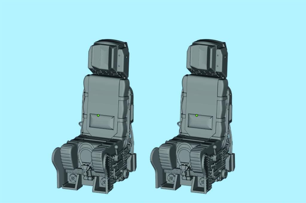 MDR48137-1/48 SR-71 Blackbird. Ejection Seats for Scale Model kit Testors, Revell