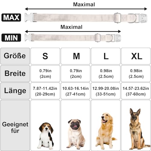 Tie KTWSUEF Hundehalsband Fliege Samtige, Fliege für Hunde, Komfortable Haltbarkeit Halsband Hund, Abnehmbares und verstellbares Fliege Hunde Für Hochzeiten, Geburtstage, Festliche