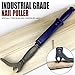 Nail Puller, Wrecking Pry Bar, High Carbon Steel Hand Tool, for Woodworking Maintenance, Woodworking Household Prying Scraping Lifting Pulling