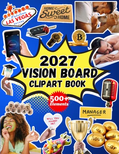 Vision Board Book - Photos, Kits, Clip Art Images and Ideas to Manifest Your Goals: Create Your Dream Life with Inspirational Cutouts, Powerful ... Families (Dreams & Goals Vision Board Series) image 2