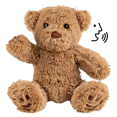 Play Brainy Breezy Beez Ultra Soft Plush Teddy Bear Stuffed Animal With One Press Play Voice Technology For 3 & Up - Unique Baby Gift For Kids’ Self-Soothing & Calming Techniques #TOP10