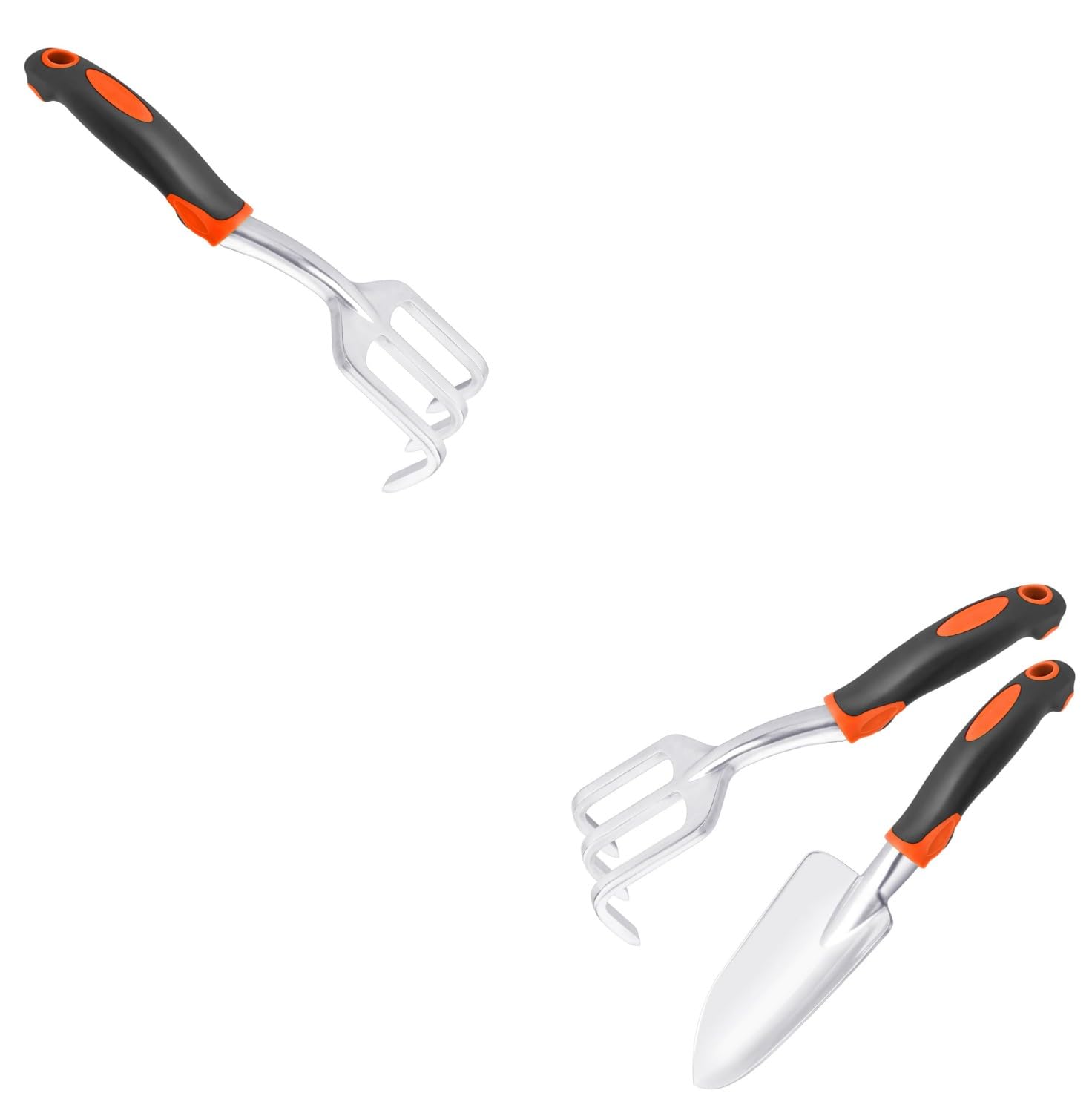 Amazon.com : Hand Rake Garden Tool, Heavy Duty Hand Cultivators for ...