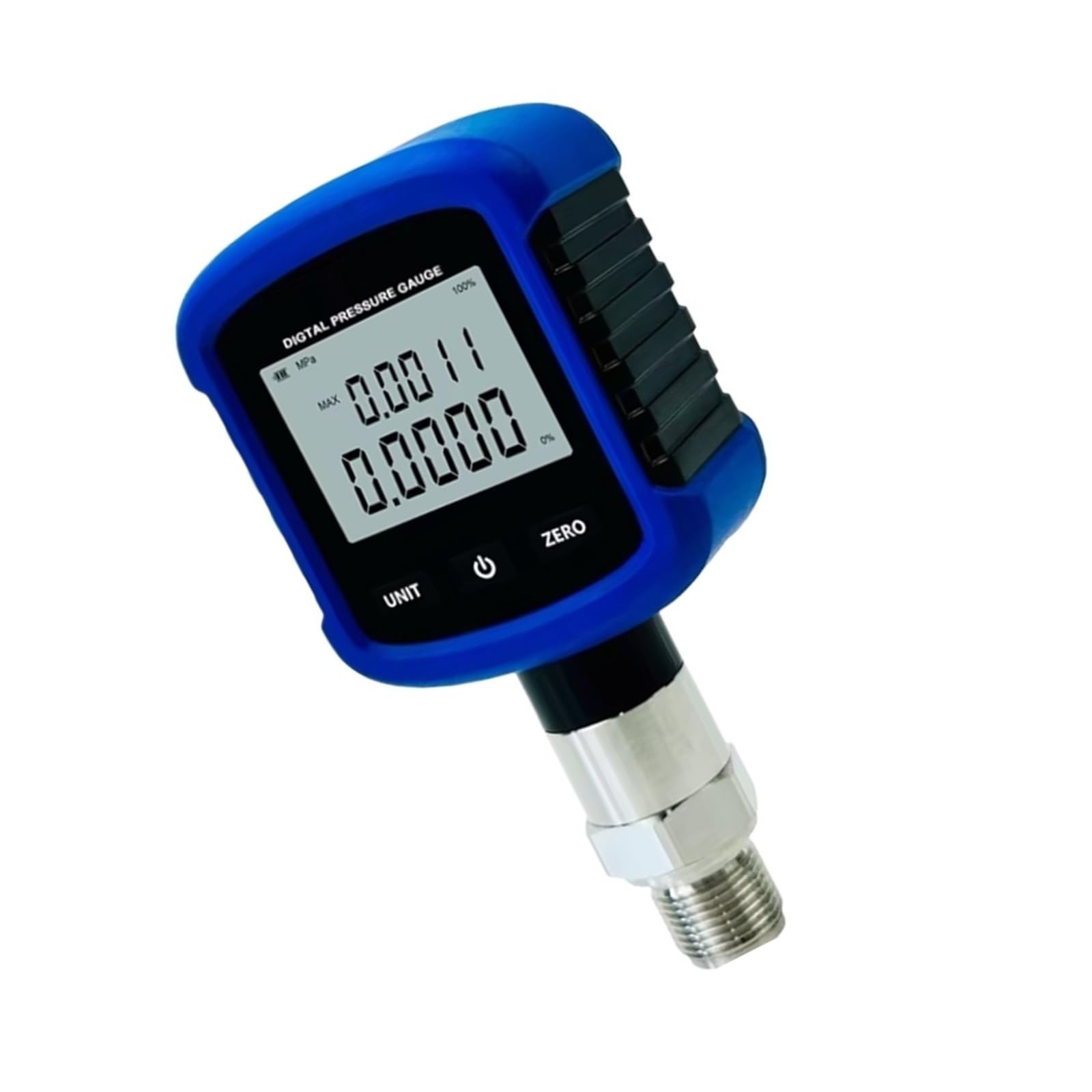 Digitales Manometer, um 330° drehbares Zifferblatt, Genauigkeit 0,2%, 5-stelliges Manometer(0-10Mpa)