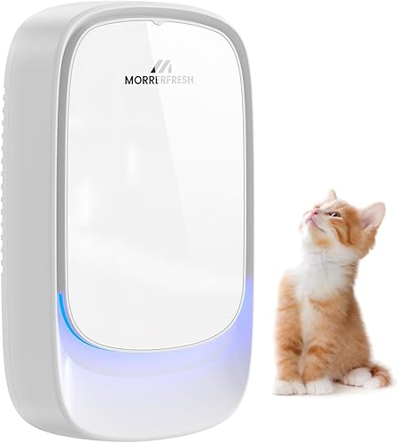 Miniatura 1 de Desodorizador de arena para gatos, 99% eliminador de olores para olores fuertes de mascotas, purificador de aire de iones negativos enchufable para