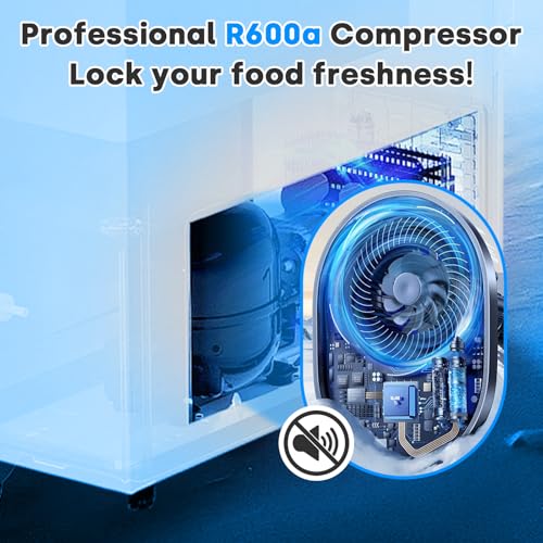 Image of 3.5 Cu.Ft Chest Freezer, Compact Chest Freezer with 7 Thermostat, Mini Deep Freezer with Removable Basket, Low Noise, Top Door Free-Standing Freezer for Garage /Dorm /Office /Apartment, White