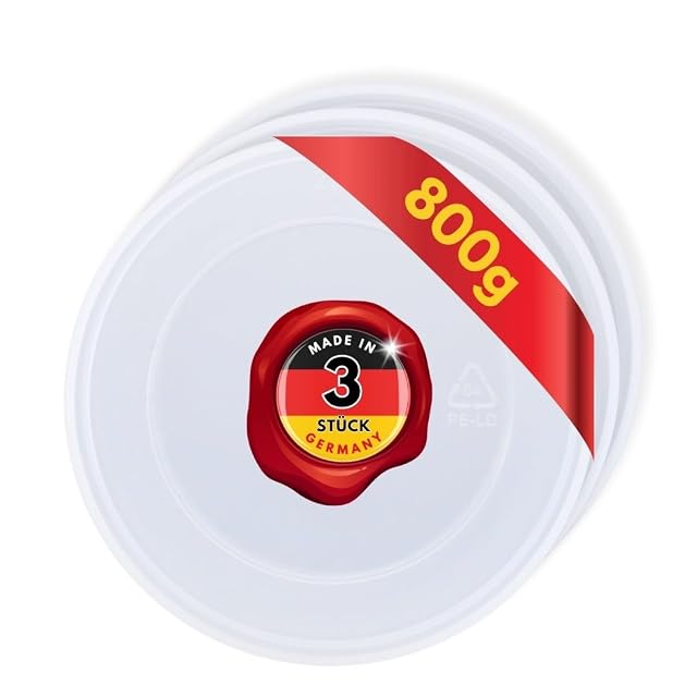 Festland DESIGN® Tapa para latas de 800 g para alimentos - Tapa para comida para gatos y perros
