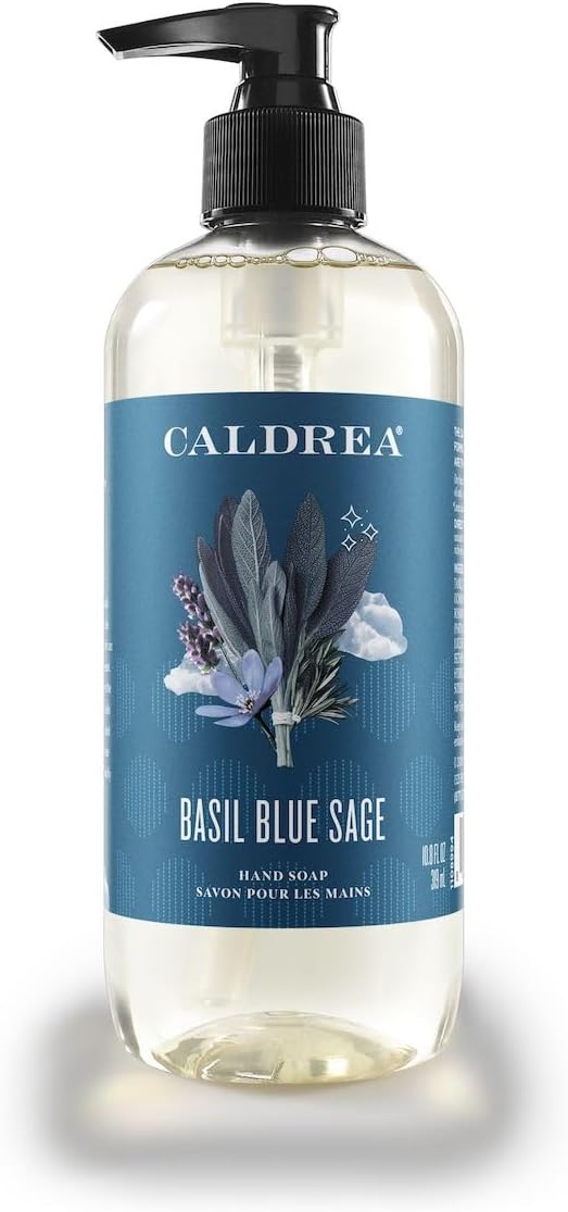 Caldrea Hand Soap, Basil Blue Sage, 10.8 oz