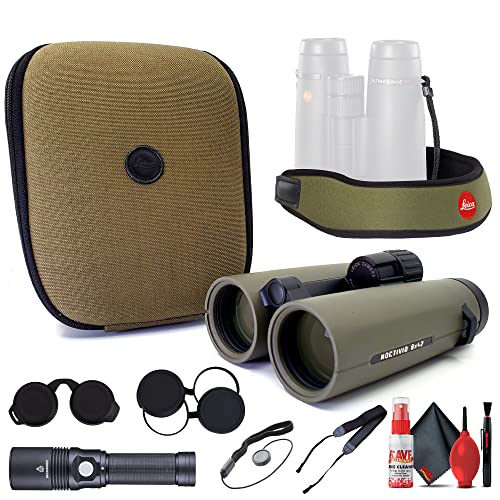 Binocular Leica Noctivid 8x42 Green con accesorios miniatura 1