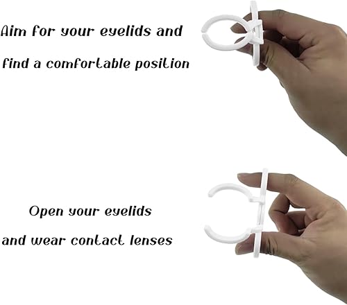 Miniatura 3 de SHANPIN Lentes de contacto de color - Herramienta de inserción sin complicaciones para mayor comodidad y precisión, lente de contacto de tamaño de