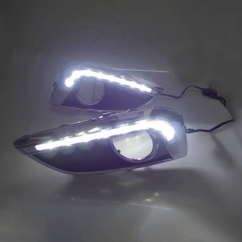 1 Paar Tagfahrlicht mit Nebelscheinwerfer Loch Licht Signallampe für IX35 2010-2013