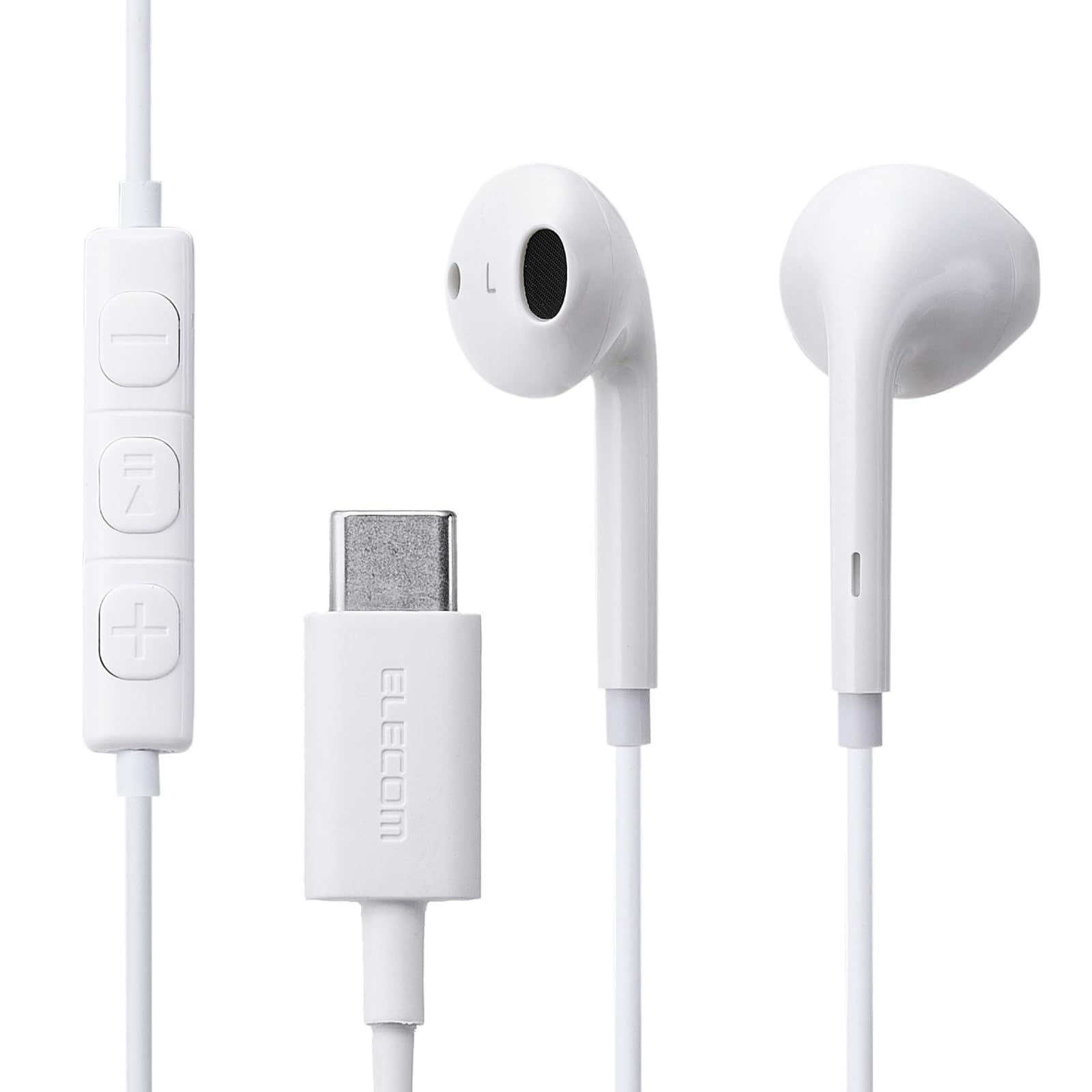 Amazon.co.jp: エレコム イヤホン 有線 インナーイヤー型 Type-C