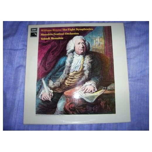 HQS 1302 Boyce 8 Symphonies Menuhin Festival Yehudi Menuhin LP
