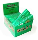 box type king size bed 1 caja expositora de 50 papeles de liar tamaño King Green Rizla (50 paquetes)