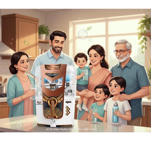 Image of Rk Aqua Fresh India Altis White (Ro+uv+uf+Alkaline,zinc,copper+Tds Adjuster) Ro Water Purifier (RO+UV+UF+COPPER+ZINC+CALCIUM+TDS ADJUSTER) Best For Home /Office Purpose | 15LPH |1 Year Warranty