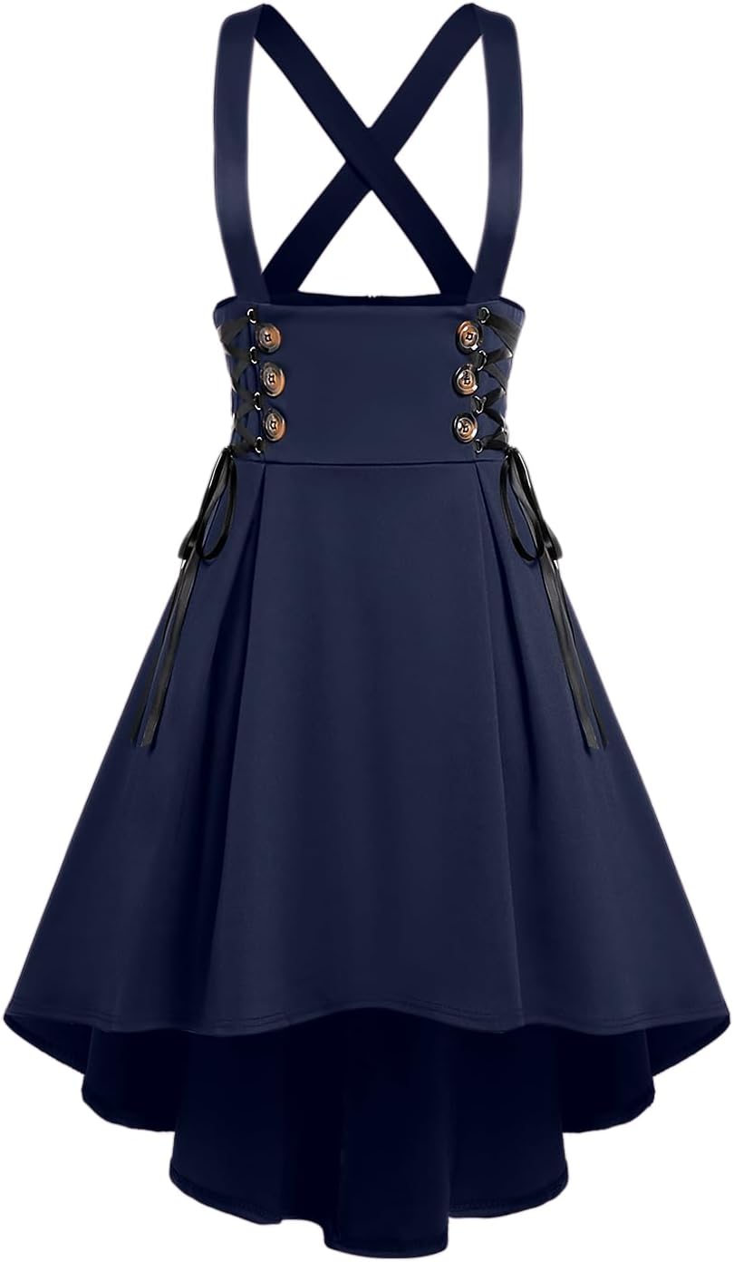 Rosegal Women's Plus Size Gothic Mini Skirt Plaid Zipper Mini A Line Skirt