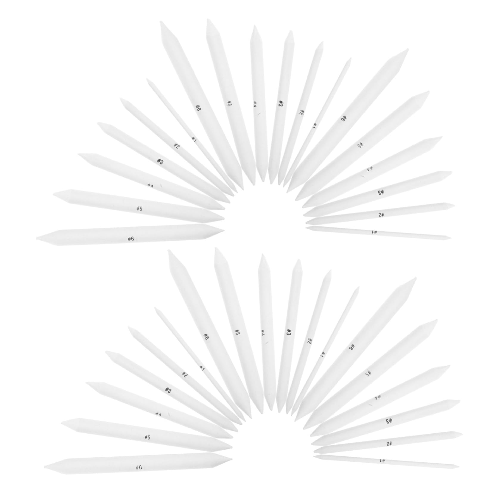 HOMSFOU Artist Sketching Pencils 36pcs Solid Sketch Pen Set Beginner Drawing Tools Blending Stumps Smudging Sticks for Sketch Art