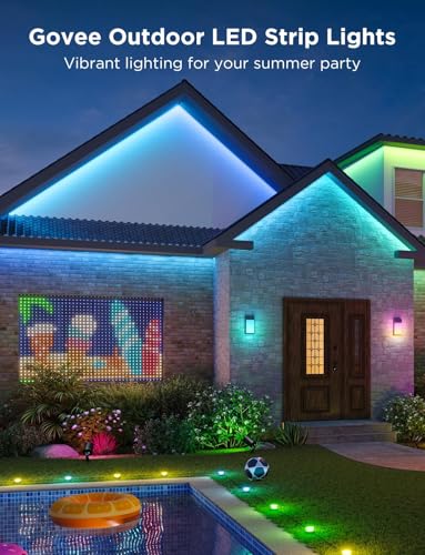 Govee-Outdoor-LED-Strip-Lights-328ft-Smart-LED-Outdoor-Lights-Bluetooth-App-Control-IP65-Waterproof-LED-Lights-RGBIC-Color-Changing-Outdoor-Lights-for-Christmas-Decorations-Party-and-Patio