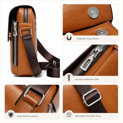 Image of CAVALO - Be Unique Sling Bag| Waterproof | Slim Crossbody Side Bag for Men & Women | Hard Shell Anti-Theft for Travel & Daily Use| Six Pocket|