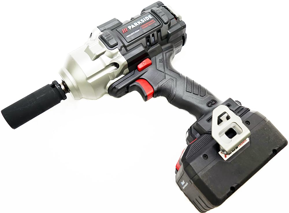 Parkside Performance PASSP 20-Li C4 - Avvitatore ad impatto per auto (20 V, 1/2", 1356 Nm, con 1 batteria da 8 Ah)