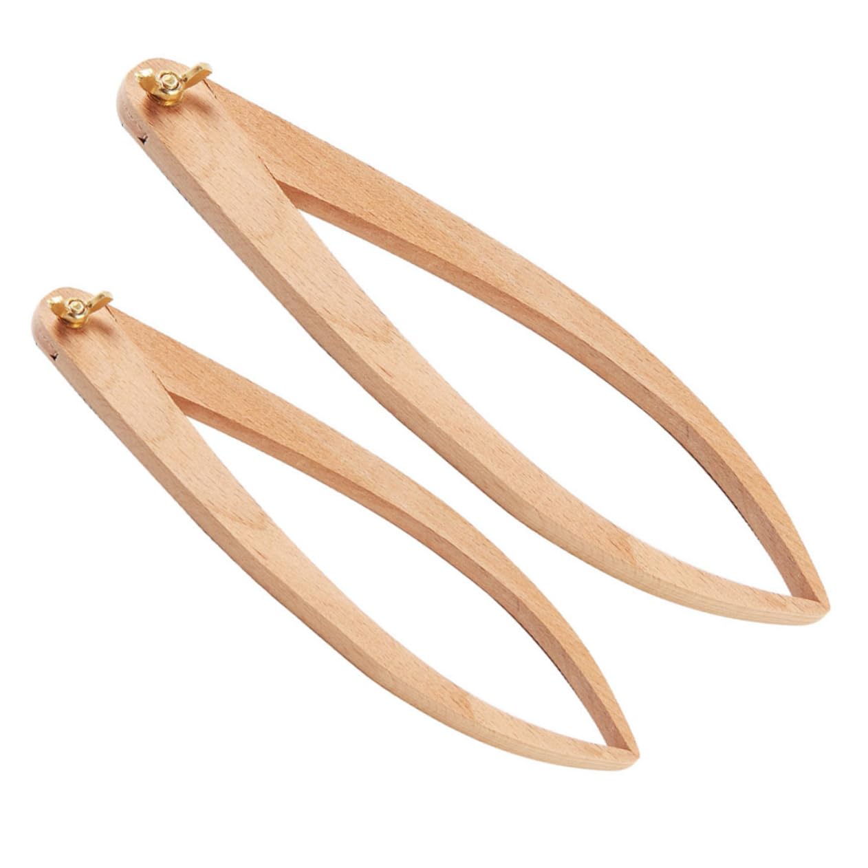 DOITOOL 5 Series Calibre De Medida Calibrador De Arcilla De Cerámica Calibres De Arcilla Calibres Externos Herramienta De Medición De Arcilla De Cerámica Calibrar Beige Madera 2 Piezas X 5