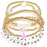 AICase for Korea-Pop Stray Kids Katseye blackpink bts Enhypen Merch Gifts Bracelets Birthday Decor 5 Pcs Stackable Stretch Beaded K_Pop SKZ Bracelets Costume Merchandise Jewelry Gifts for Fans