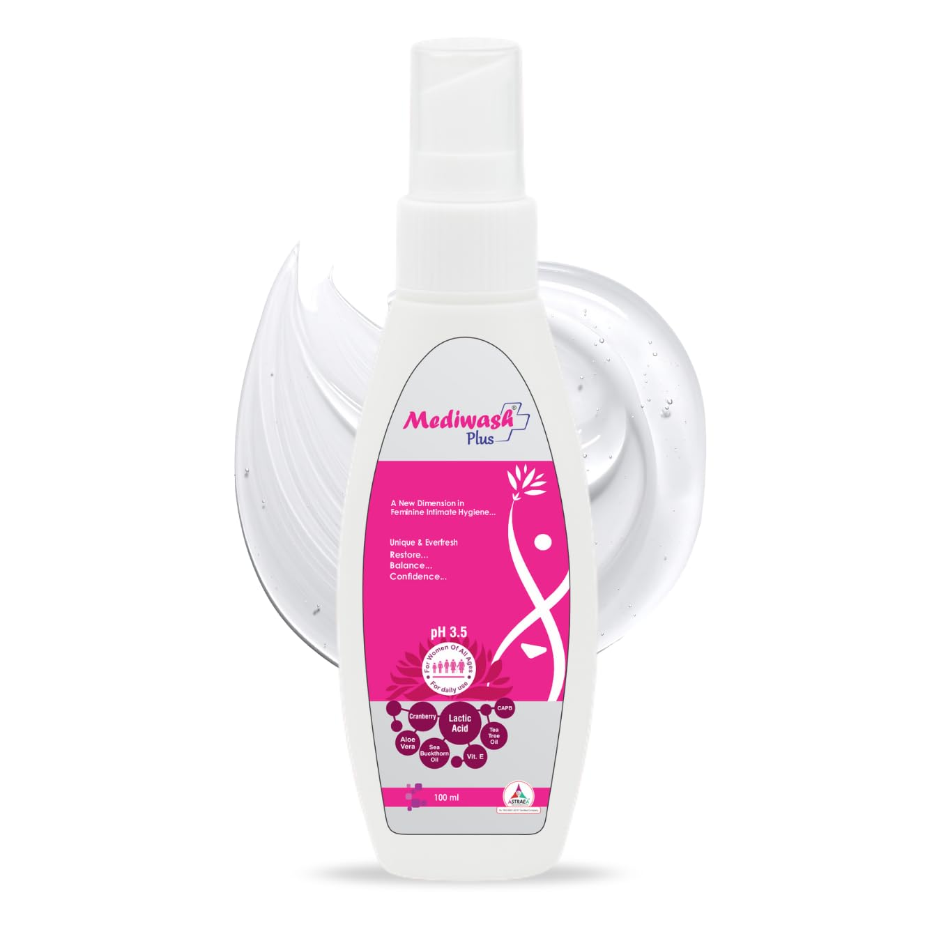Expert Intimate Hygiene Wash | With Lactic Acid, Cranberry Extract, Vitamin E & Aloe Vera Gel | Gently Cleanses & Refreshes | Prevents Odour, Itching & Irritation | Maintains Natural pH Balance | Dermatologist Tested & Paraben Free | 100 ml-image-17