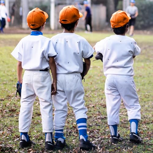 Image of Shyyween Kids Baseball Caps Youth Adjustable Plain Baseball Hats Cotton Blank Hats Bulk for Girls Boys Sport Team