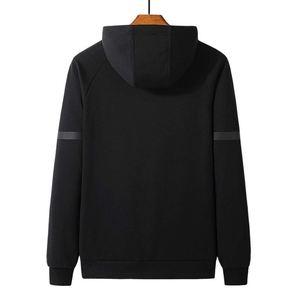 Męska wiosna jesień bluza bluza z kapturem sweter kurtka sport fitness kardigan bluza z kapturem bluza z kapturem płaszcz z dzianiny duży i wysoki