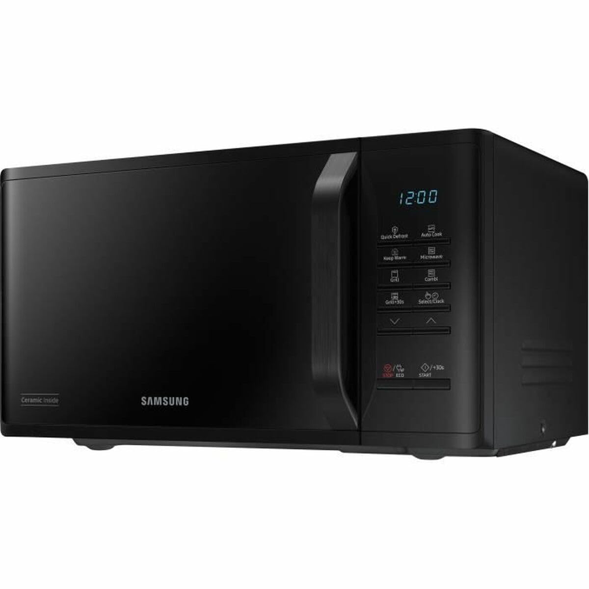 Samsung MG23K3513AK Micro-ondes - 23 L - Gril - Electronique - 800 W - 28,8 cm - Cavité de cire mica Enamelo - Noir