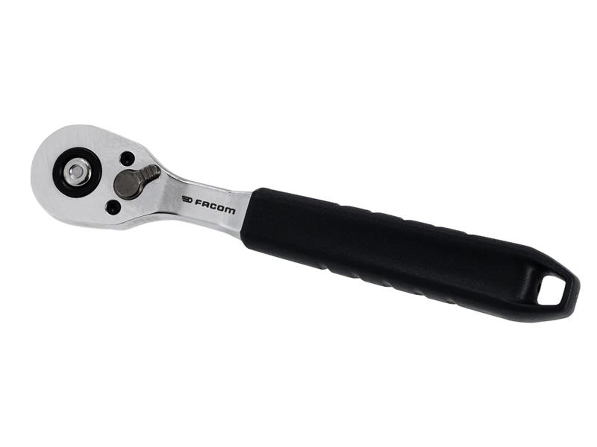 Facom Rl.151 Slim Pear Head Ratchet 1/4" Drive - 72-Tooth, Ergonomic Handle