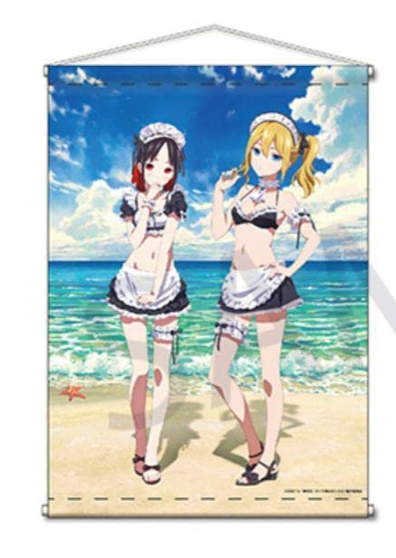 Amazon.co.jp: かぐや様は告らせたい 水着メイド タペストリー : ホビー 