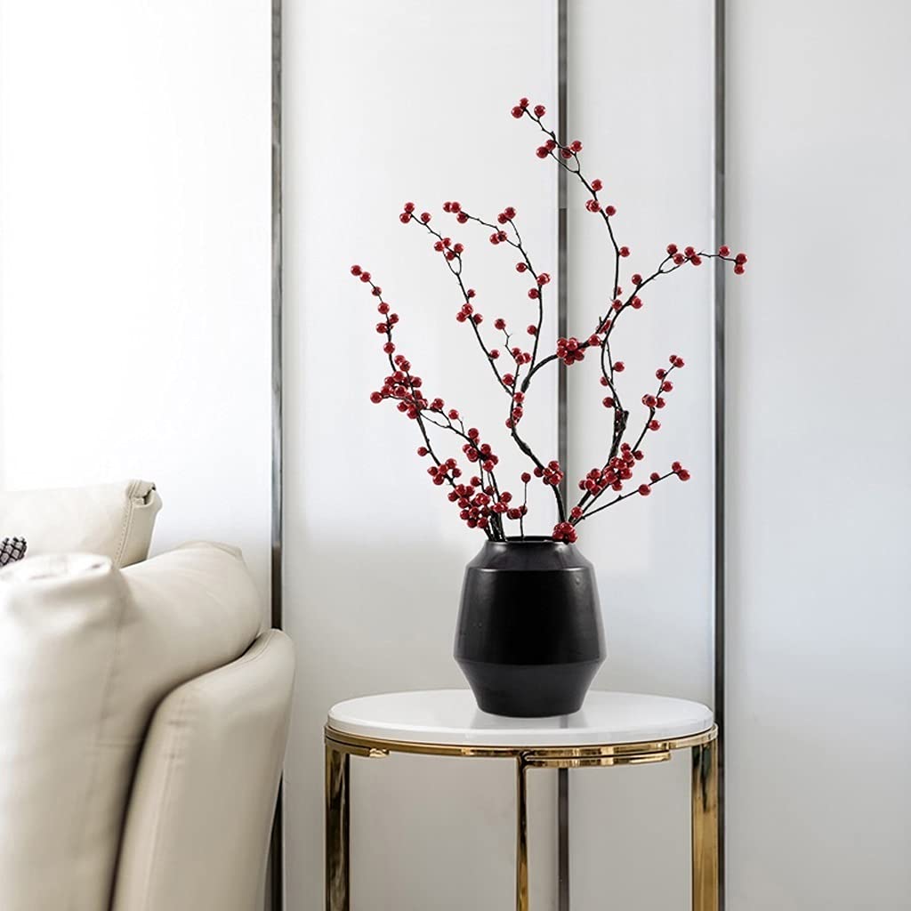 Árbol bonsái Artificial pequeño, Flor Artificial, bonsái, simulación de fruta de Granada, maceta de cerámica, Simple para oficina, hogar, adornos de Interior, árbol bonsái, Sala de