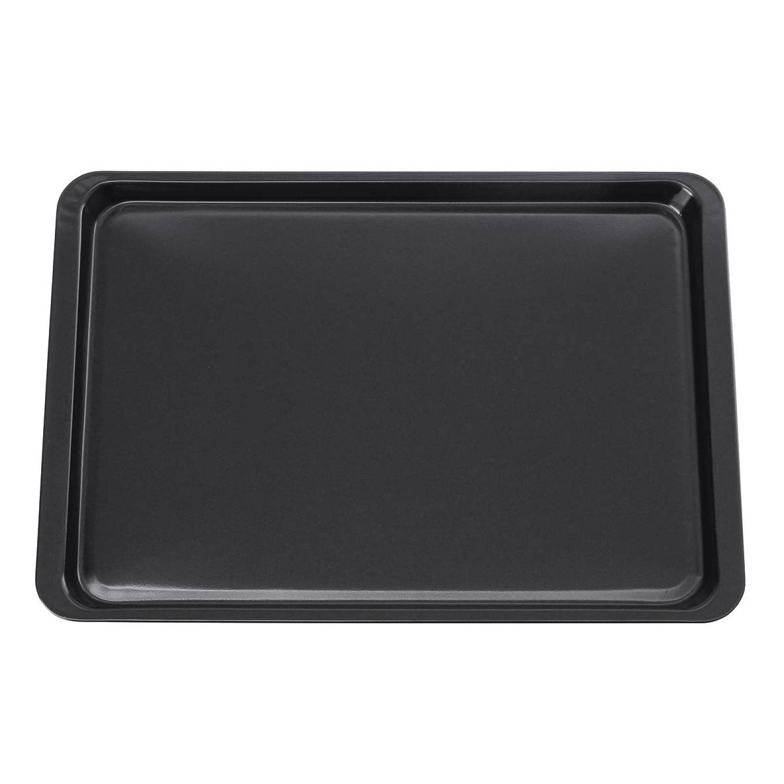 Bandeja para hornear de metal rectangular de acero al carbono antiadherente bandeja para hornear pan bandeja para hornear horno negro bandeja para hornear DIY sartenes para hornear 14 pulgadas