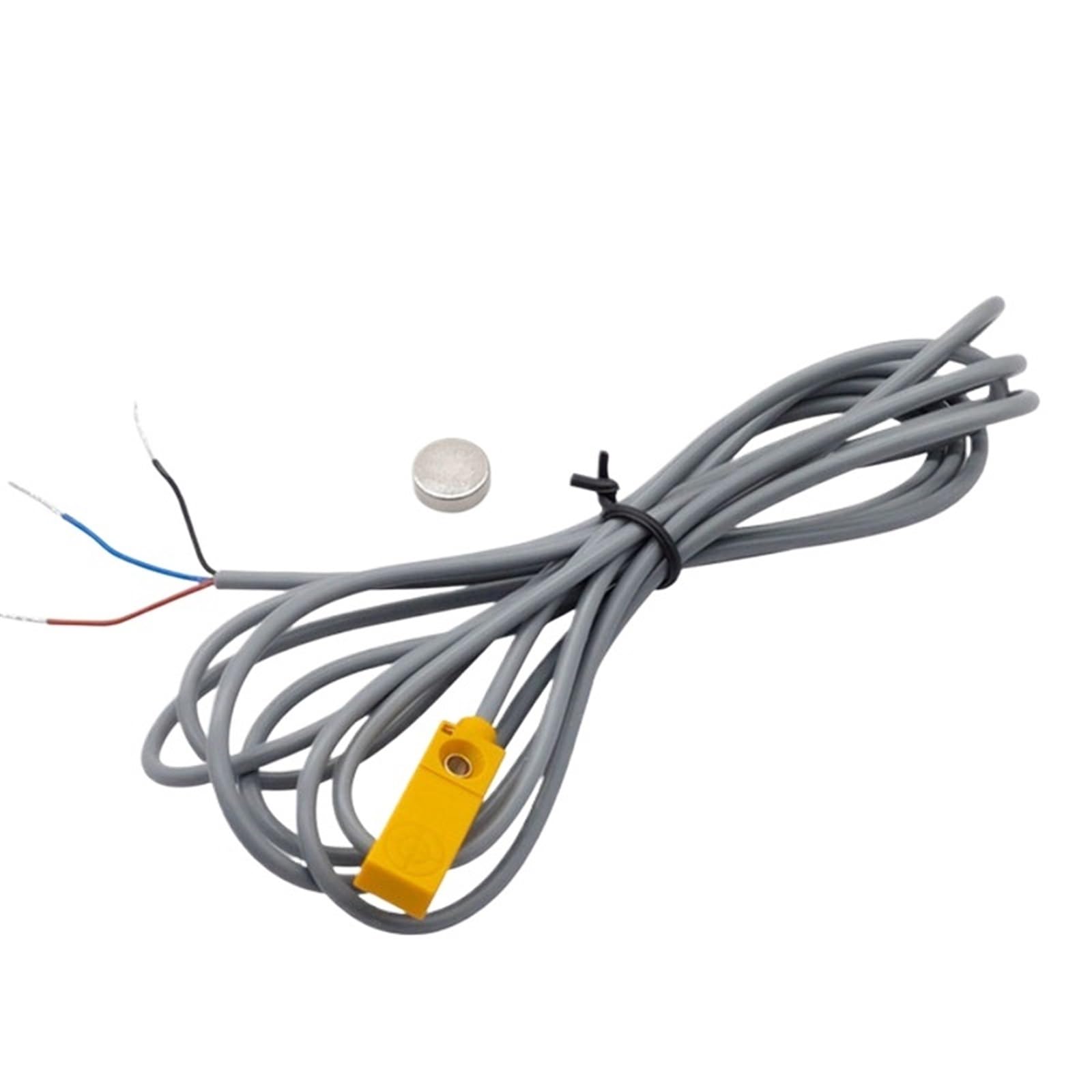 SBSSYVLMV 1pcs Proximity Sensor Square Switch Magnetic Induction Magnet NPN PNP Normally Open 25mm Detection Distance(Hall Npn No)