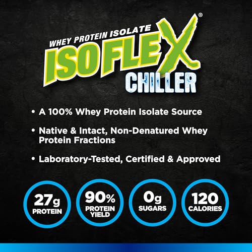 Allmax Nutrition AM1122P Allmax Isoflex Chiller, Citrus Peach Sensation - 1 Lb - 27 Grams Of Protein Per Scoop thumb #2