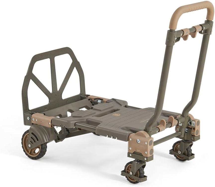 Naturehike BBQ用折畳台車キャリーカート 耐荷重120kg 三種の使用パタンハンドル高さ調整可 ワンタッチ収束式 ダブル