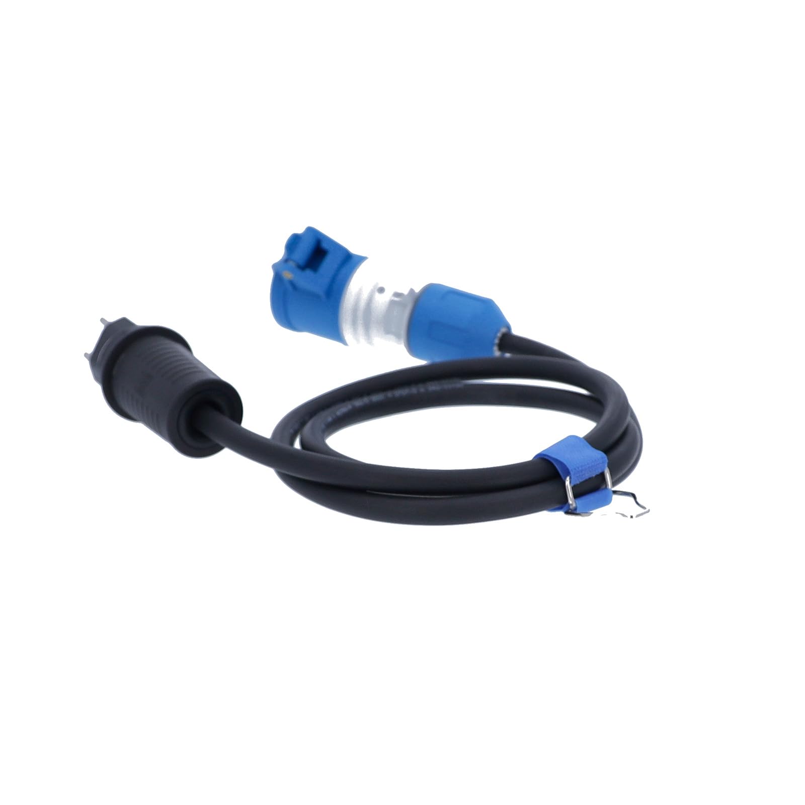 as - Schwabe Cavo adattatore CEE 1,5 m H07RN-F, 230 V 16 A, attacco SEV tipo 23 su CEE, con indicatore di tensione, IP44 resistente agli spruzzi d'acqua