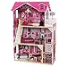 KidKraft 65093 Casa delle Bambole in Legno Amelia per Bambole di 30 cm con 15 Accessori Inclusi e 3 Livelli di Gioco