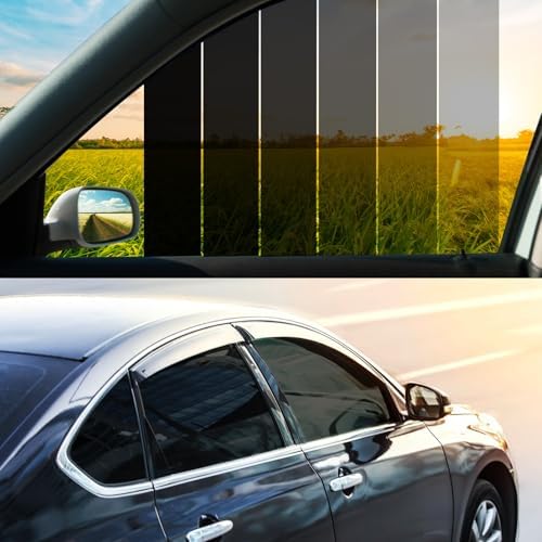 Vepagoo 20% VLT Ceramic Car Window Tint Film (20" x 20FT) - Heat & Glare Reduction, Blocks UV & IR Rays, Scratch Resistant, Privacy Car Window Tint Fit for Sedan SUV