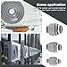 MAKERELE 24-Pack 3/4 Inch 180° PVC Liquid Tight Connectors - Commercial and Industrial Grade, Flexible Conduit Connector, Weather Resistant for HVAC and Machine Tools