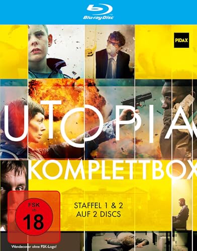 Utopia - Komplettbox / Die komplette dystopische Thriller-Serie mit Kultstatus [Blu-ray]